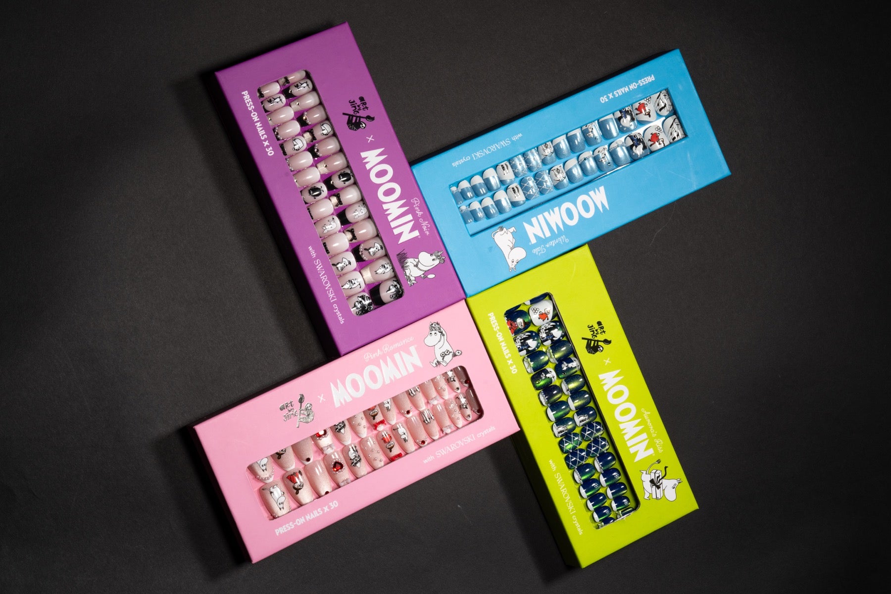 MYA Nails Moomin press-on nail collection